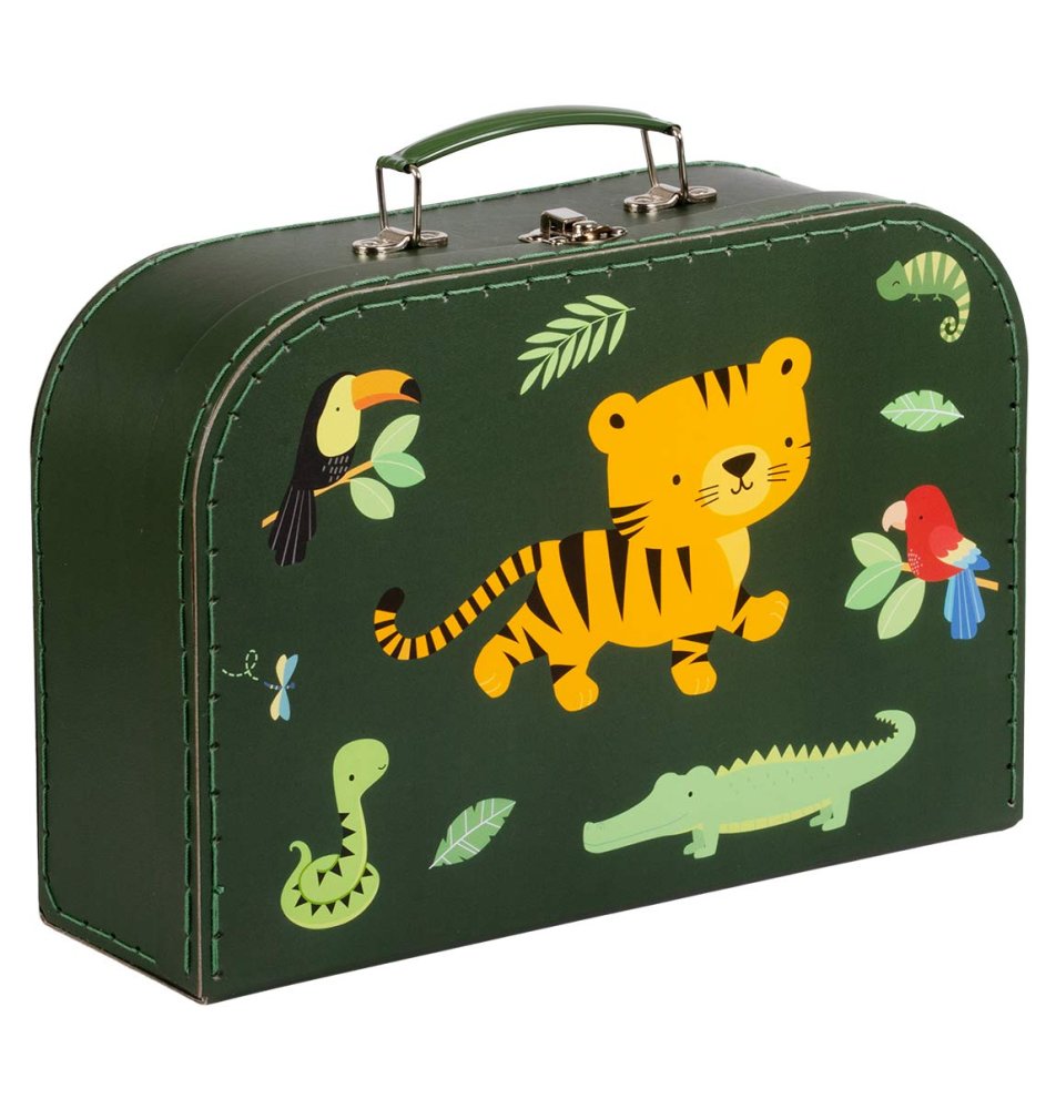 A Little Lovely Company - Ensemble de deux valises en carton - Tigre de la jungle – Image 3