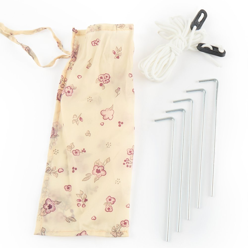 Bieco - Tente de plage pliante pour enfants avec protection UV - vintage flowers – Image 6