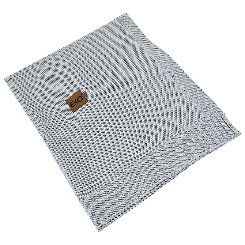 EKO Bambusz takaró velúr béléssel Szürke 100x80 cm - Image 3