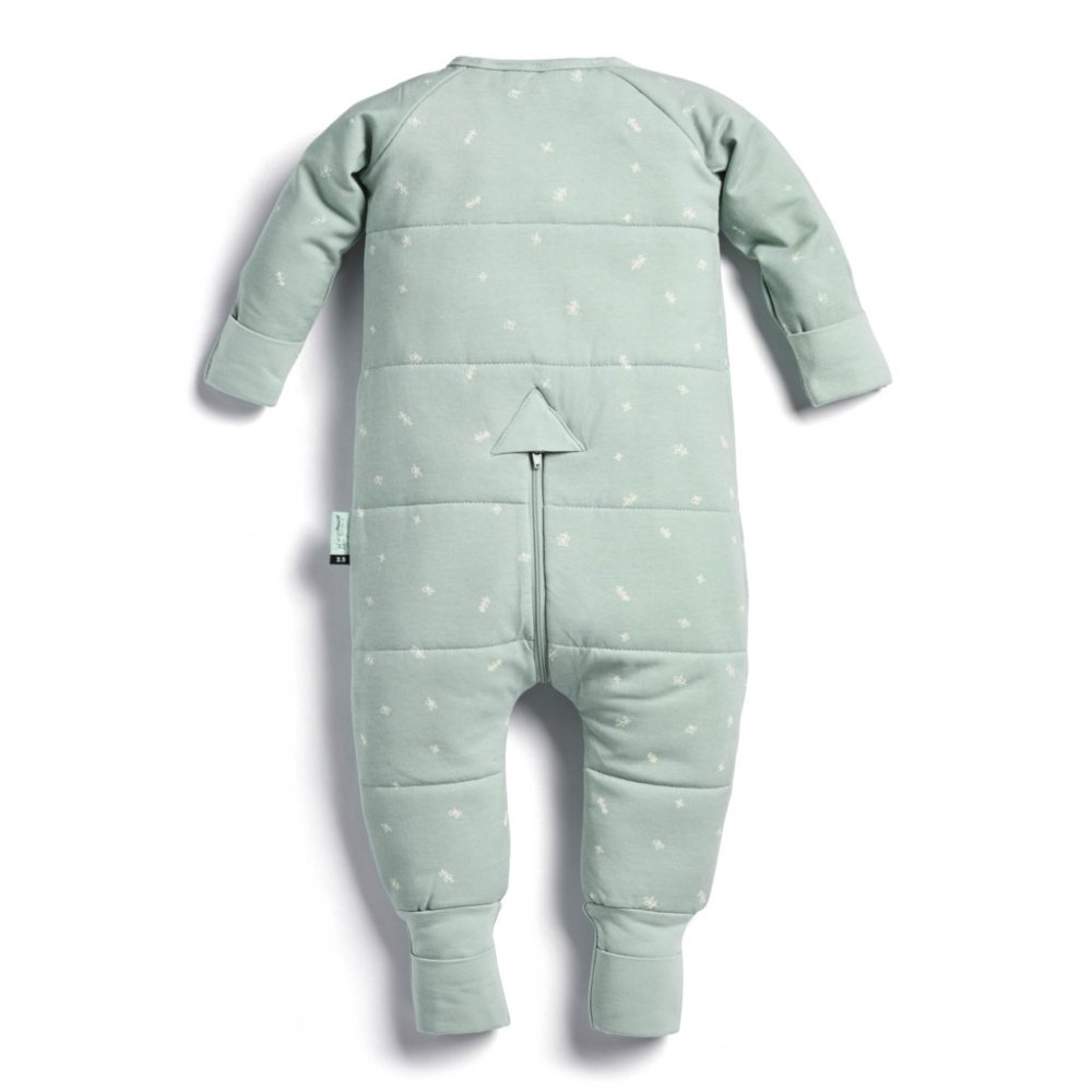 ERGOPOUCH Combinaison de nuit en coton biologique Onesie Sage 12-24 mois, 2,5 tog – Image 3