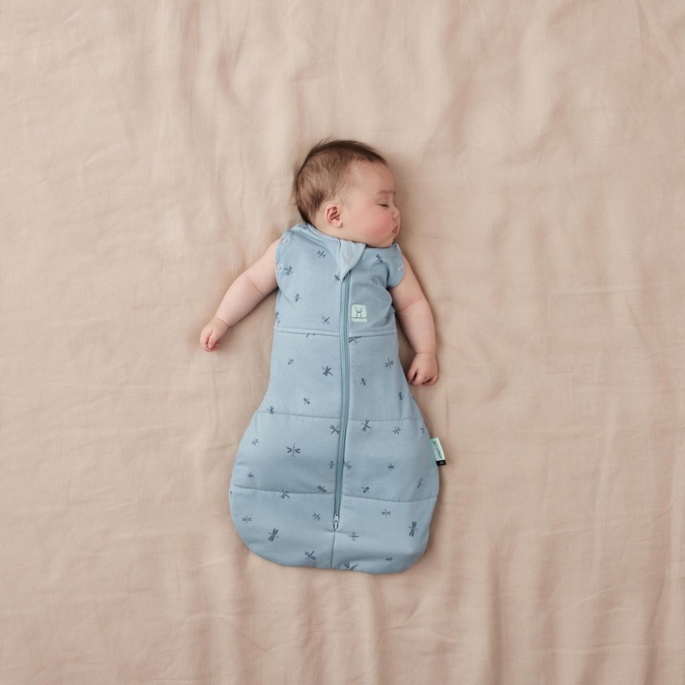 ERGOPOUCH Couverture d'emmaillotage et sac de couchage 2 en 1 Cocoon Dragonflies 6-12 m, 8-10 kg, 2,5 tog – Image 5