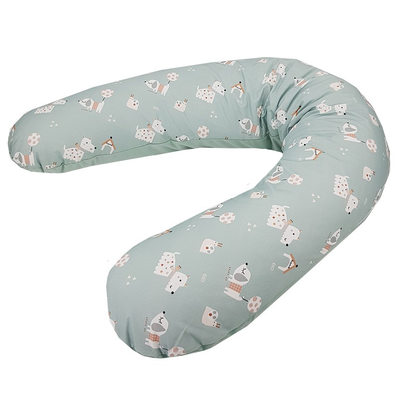 Coussin d'allaitement EKO Dogs Mint 180 cm – Image 3