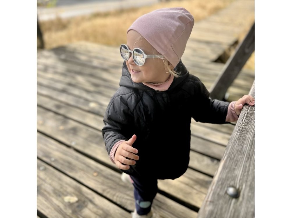 LITTLE KYDOO Lunettes de soleil Argent UV 400, polarisées 1-3 ans – Image 4