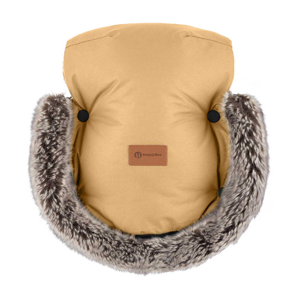 PETITE&MARS Moufle / gant Furry Elegant Caramel