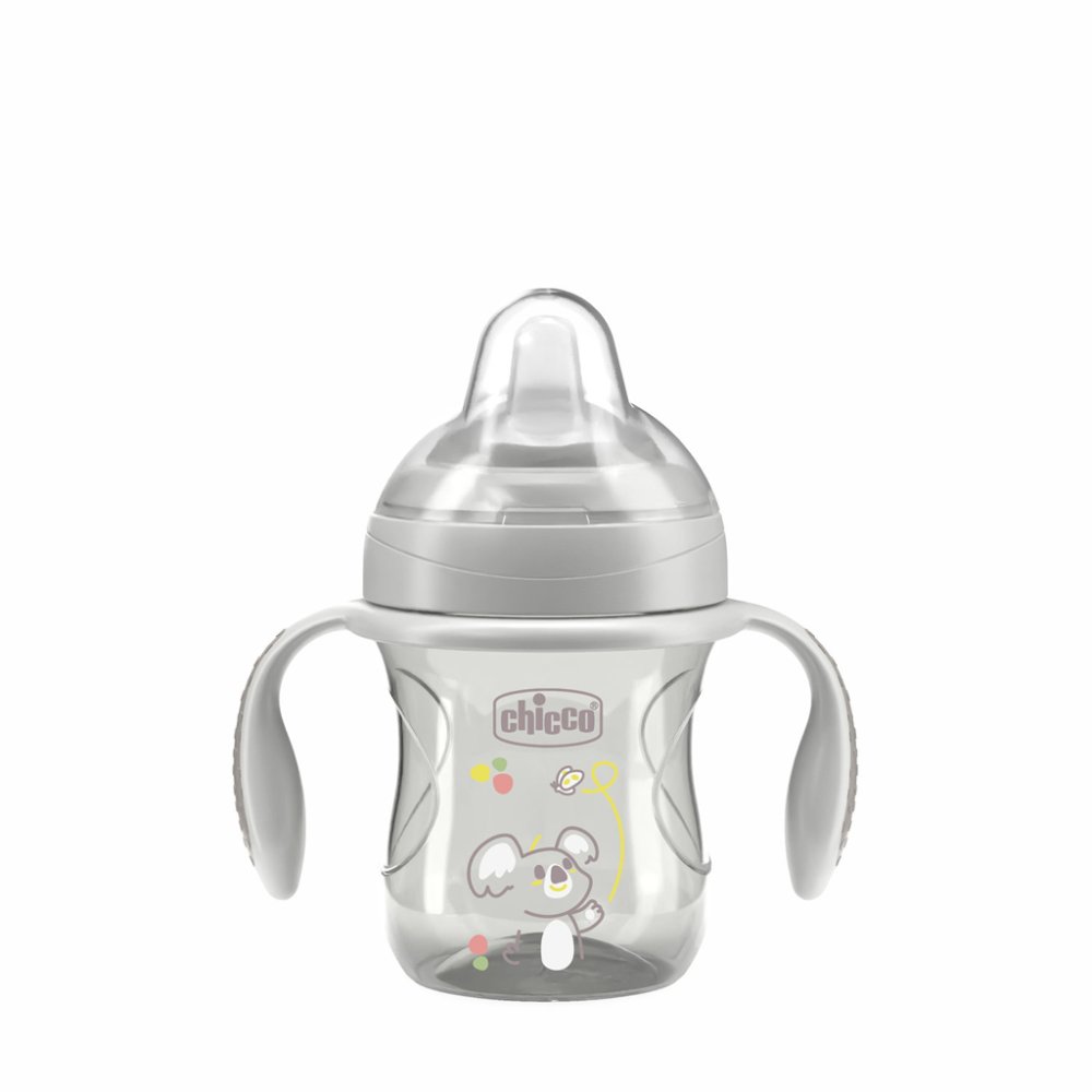CHICCO Transition itatópohár szürke színben, fogantyúkkal, 4h+ - Image 3