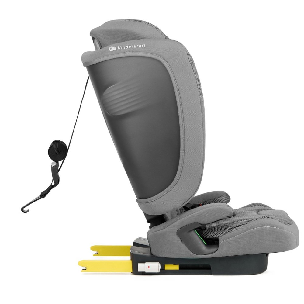 KINDERKRAFT Seggiolino Auto Fix2Go i-Size 76-150 cm Grey - immagine 4