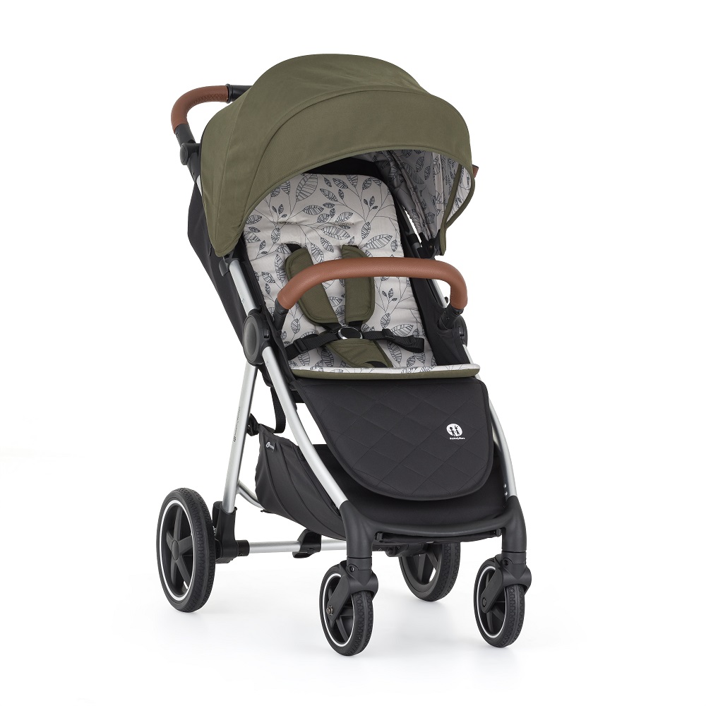 PETITE&MARS Wózek spacerowy Royal3 Silver Mature Olive - obrazek 3