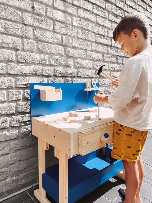 small foot Dětský ponk modrý s příslušenstvím (obrázek 8)