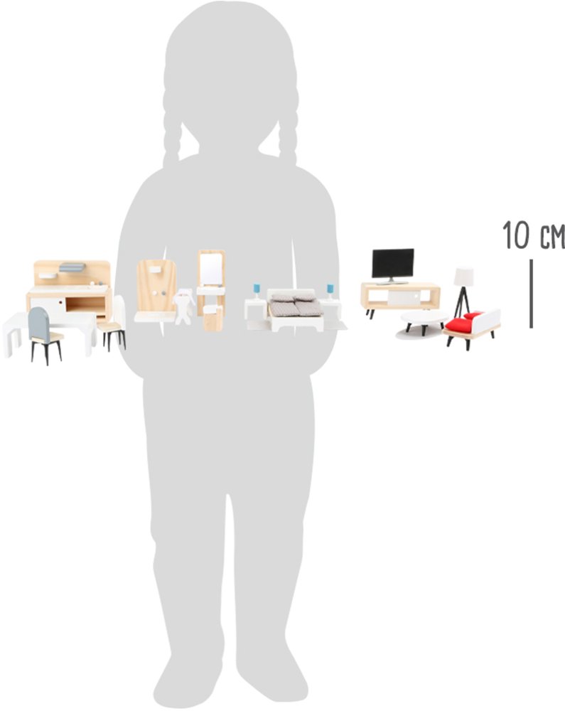 small foot Ensemble complet de meubles pour poupées – Image 6