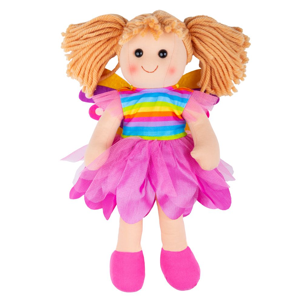 Bigjigs Toys Lalka szmaciana Chloe 34 cm