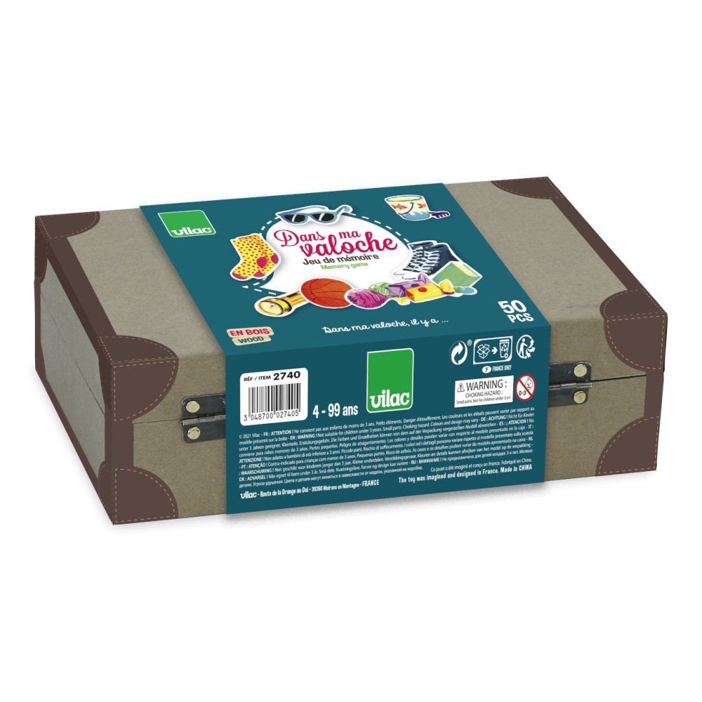 Vilac Jeu de mémoire dans une valise – Image 5