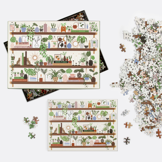 Puzzle Galison Étagère avec plantes 1000 pièces – Image 5