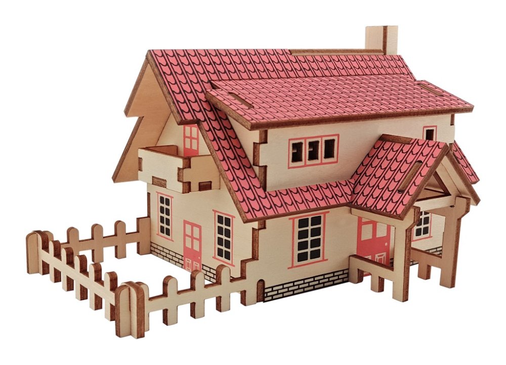Woodcraft Puzzle 3D in legno Ranch