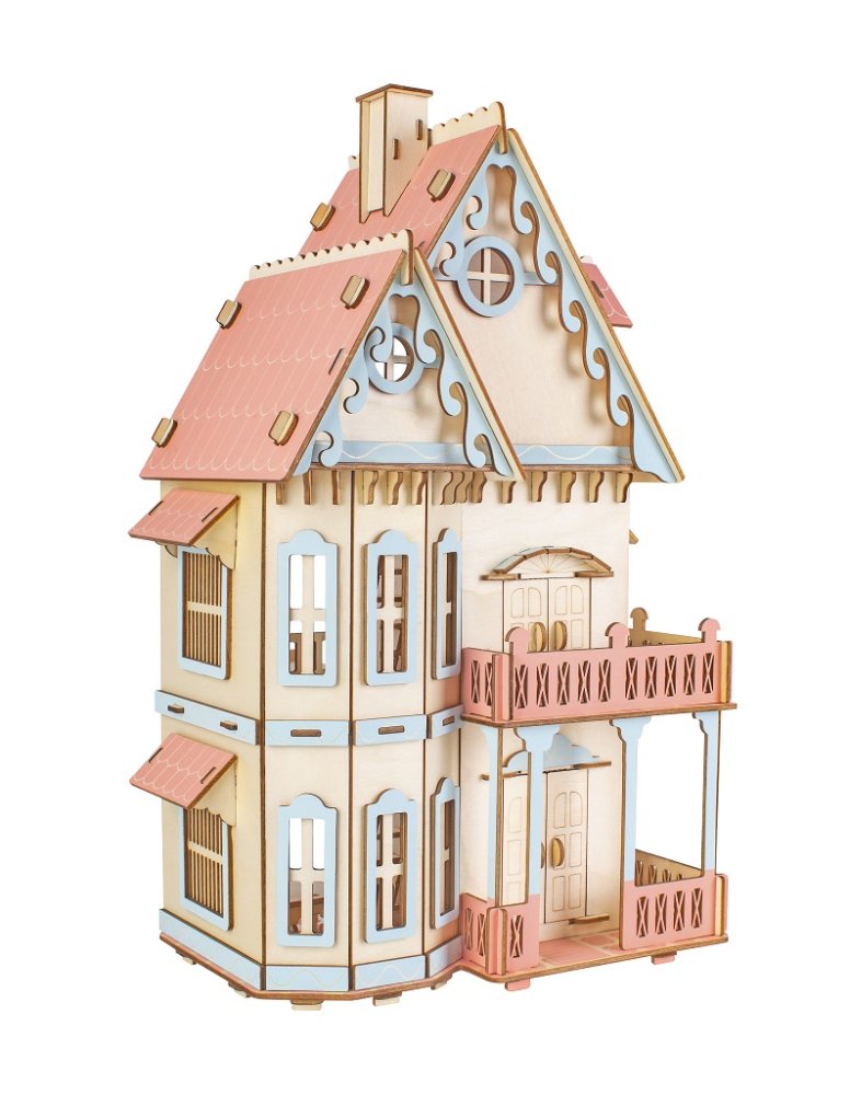 Woodcraft Puzzle 3D en bois Villa gothique