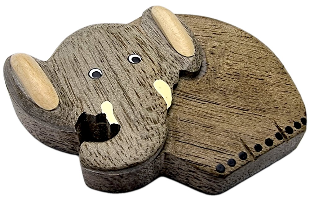 2Kids Toys Imán de madera grande Elefante de lado