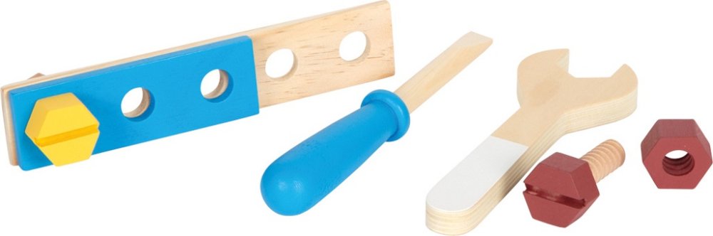 small foot Banco da lavoro e cassetta degli attrezzi 2 in 1 Workshop - immagine 5