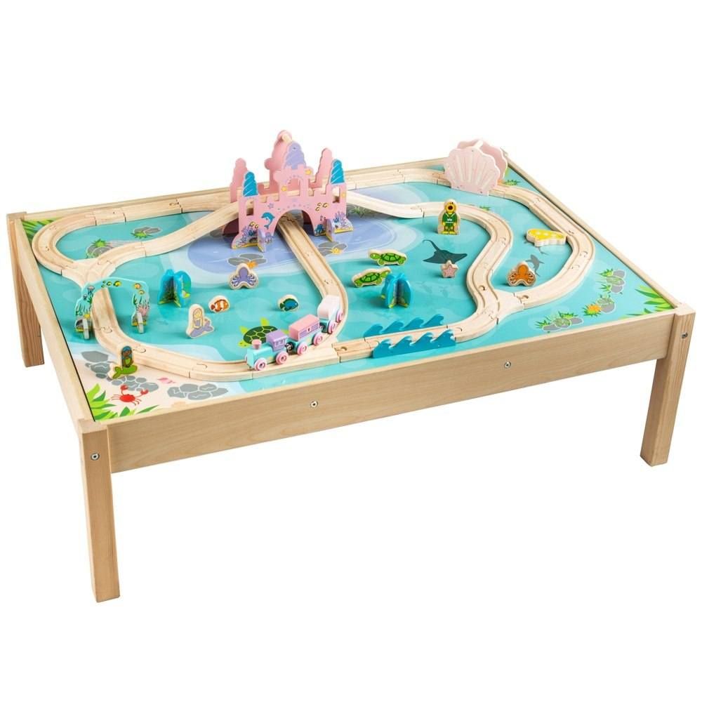 Bigjigs Rail Mesa de Tren Mundo Marino