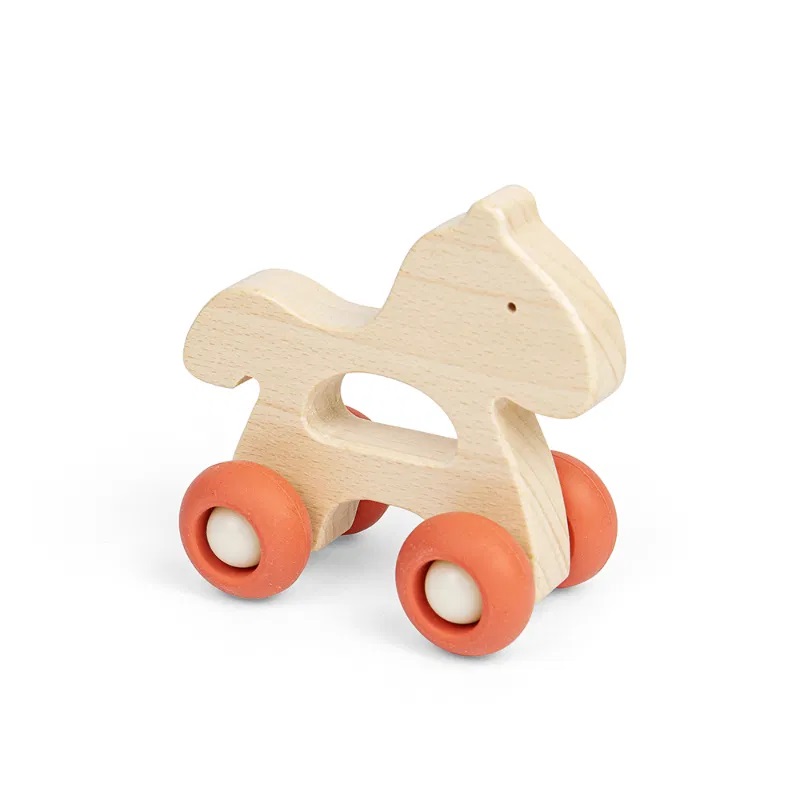 Bigjigs Toys Zwierzątko na kółkach Koń