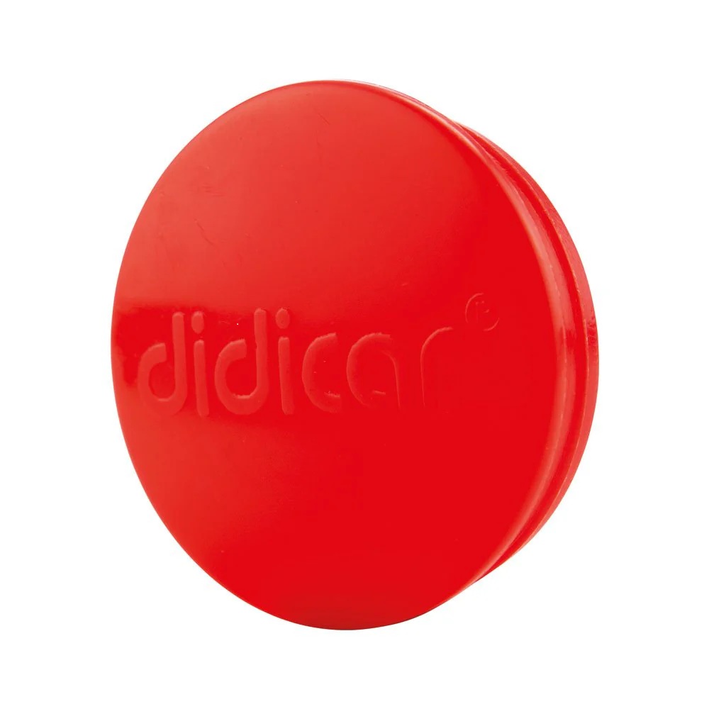 Didicar Cache centrale de volant de remplacement universelle rouge