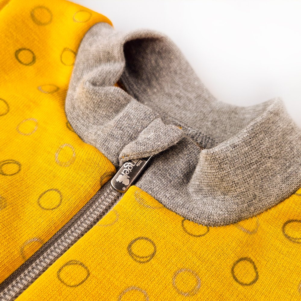 Veste molletonnée chaude zippée - ocre 110 – Image 4