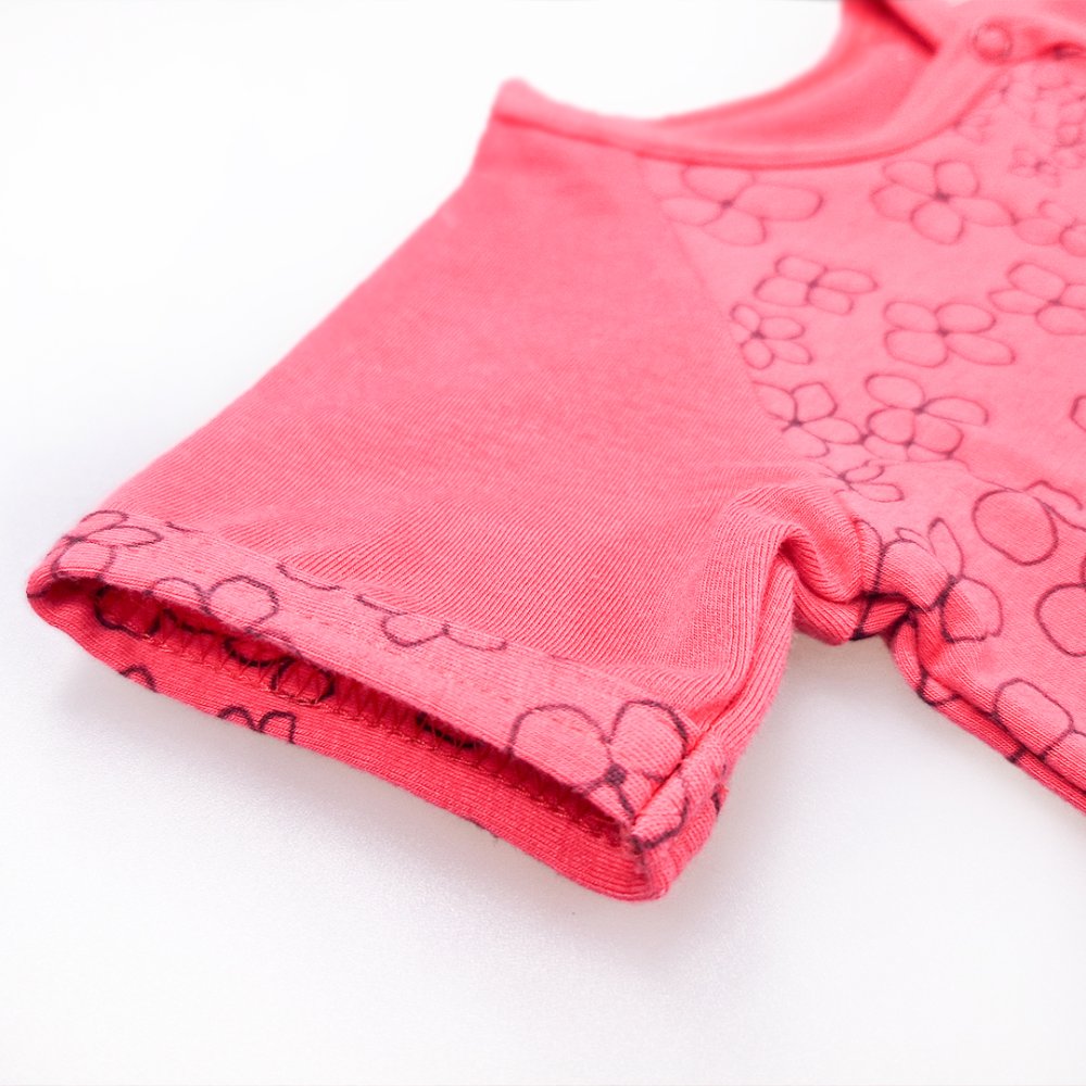 Mono corto fino ESTAMPADO Outlast® - flores de fresa 74 - Imagen 5