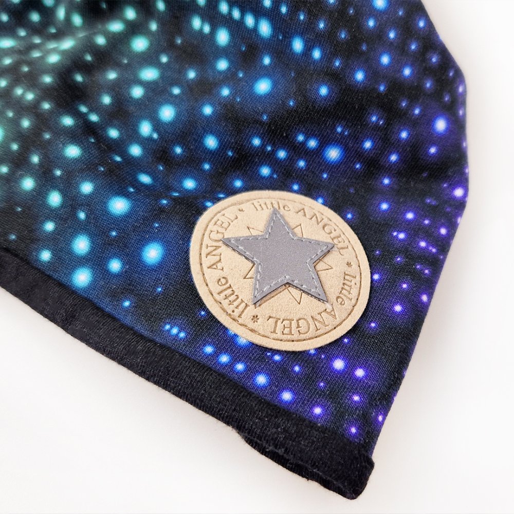 Berretto foderato Outlast® - pois neon/nero 4 | 45-48 cm - immagine 4