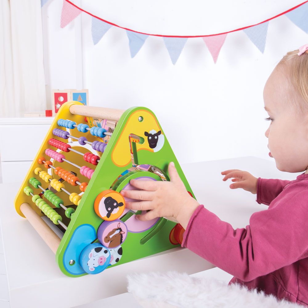 Bigjigs Baby Aktivní trojúhelník s angličtinou (obrázek 5)