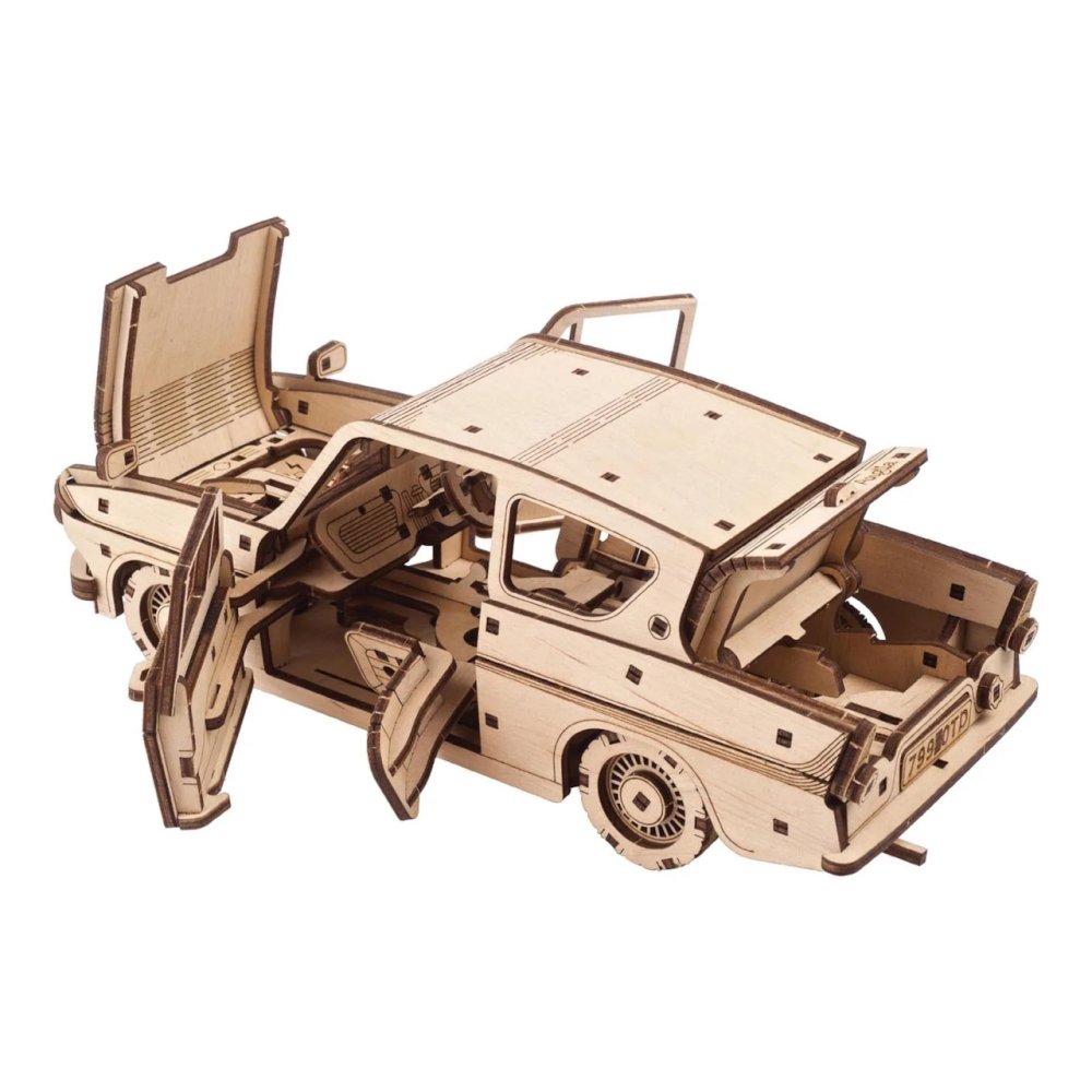 Ugears 3D dřevěné mechanické puzzle Harry Potter Létající Ford Anglia (obrázek 10)
