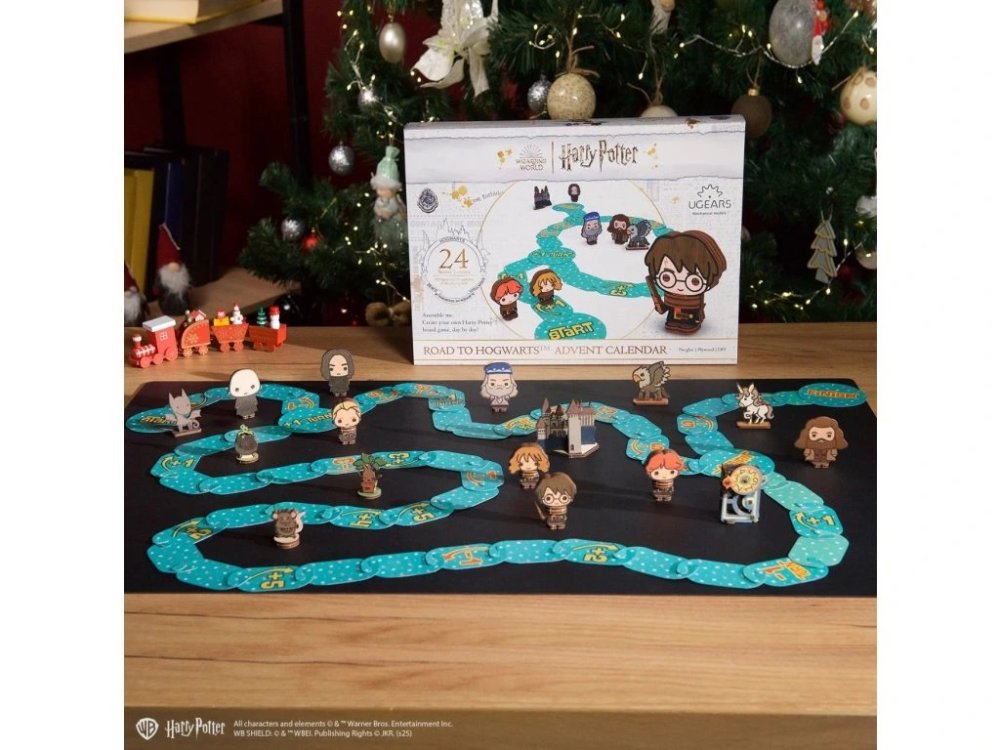 Ugears 3D skládačka Harry Potter Adventní kalendář Stolní hra Cesta do Bradavic (obrázek 3)