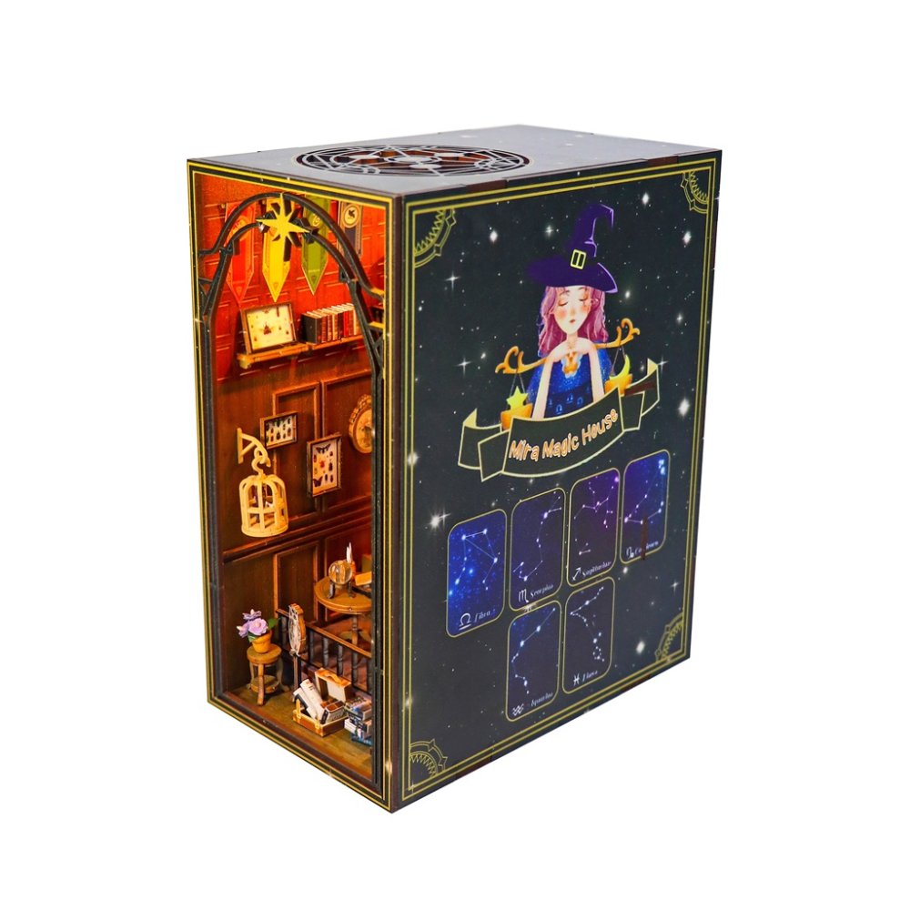 2Kids Toys 3D skládačka Zarážka na knihy miniatura domečku Domek kouzelnice Miry (obrázek 5)