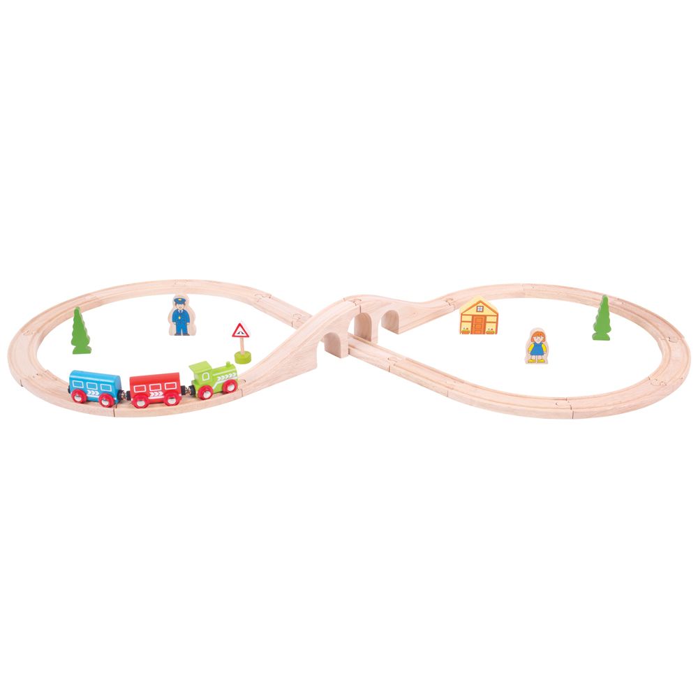 Bigjigs Rail Dřevěná vláčkodráha osmička (obrázek 11)