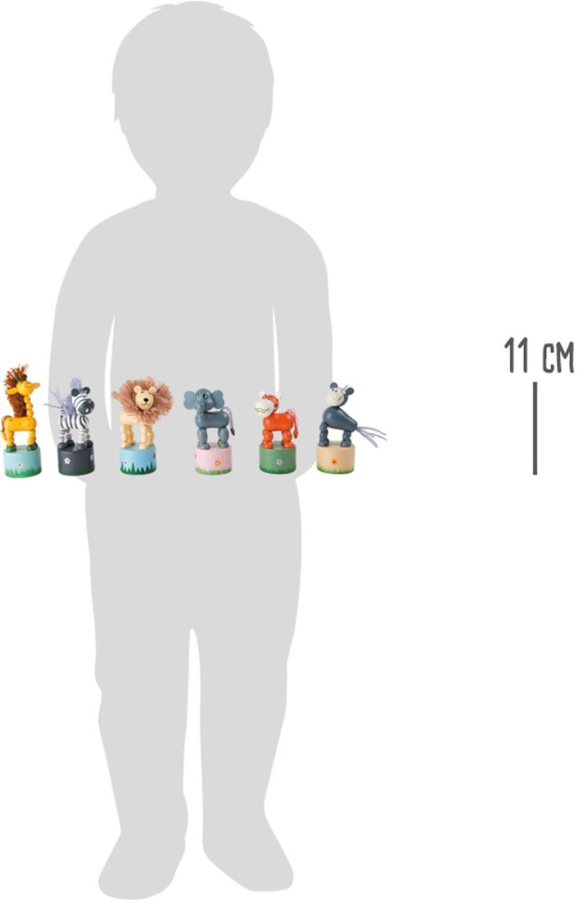 small foot Sada mačkací zvířátko Afrika 6 ks (obrázek 3)