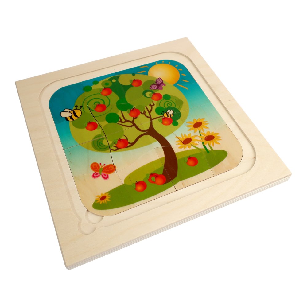 Hess Dřevěné puzzle roční období (obrázek 5)