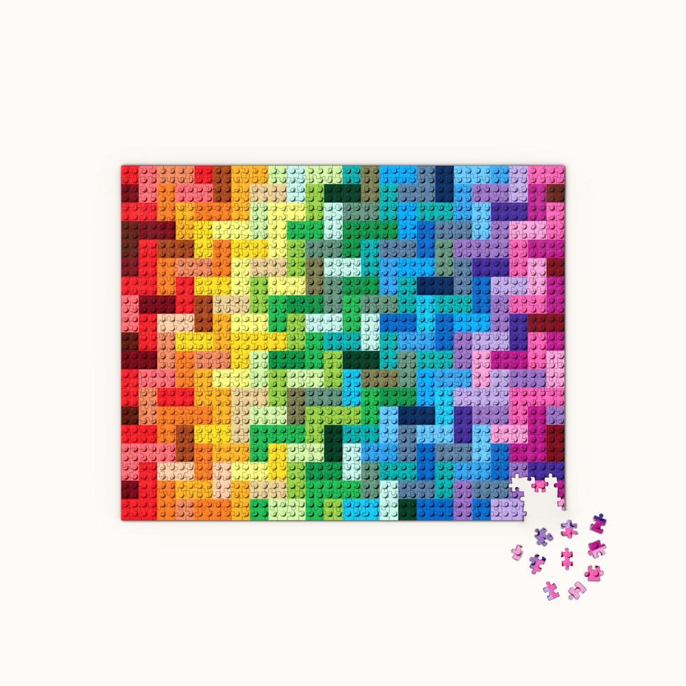 Chronicle Books Puzzle LEGO® duhové kostky 1000 dílků (obrázek 3)