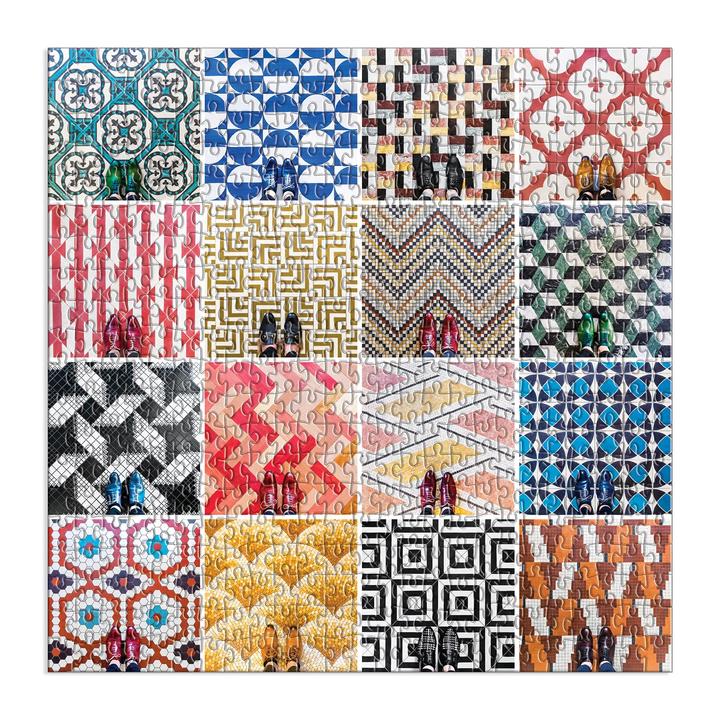 Galison Puzzle Mozaikové podlahy 500 dílků (obrázek 4)