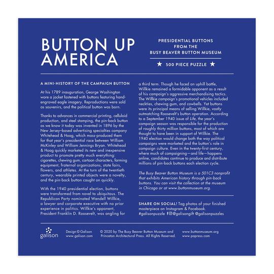 Galison Puzzle Placky Ameriky 500 dílků (obrázek 4)