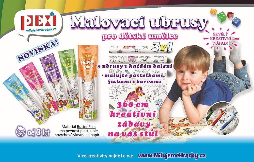 Pexi Malovací ubrusy 3 ks - Veselí tučňáci (Funny Penguins) (obrázek 3)
