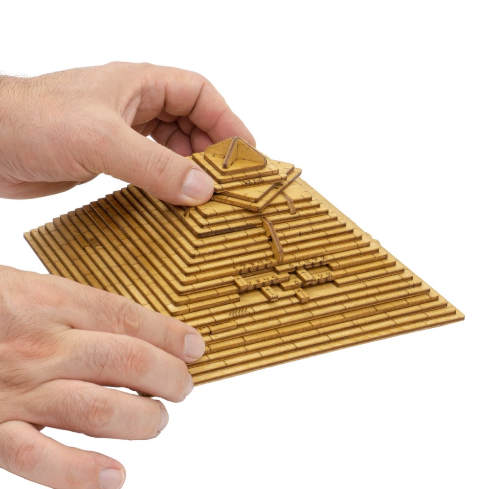 EscapeWelt 3D dřevěná skládačka hlavolamu Pyramida (obrázek 7)