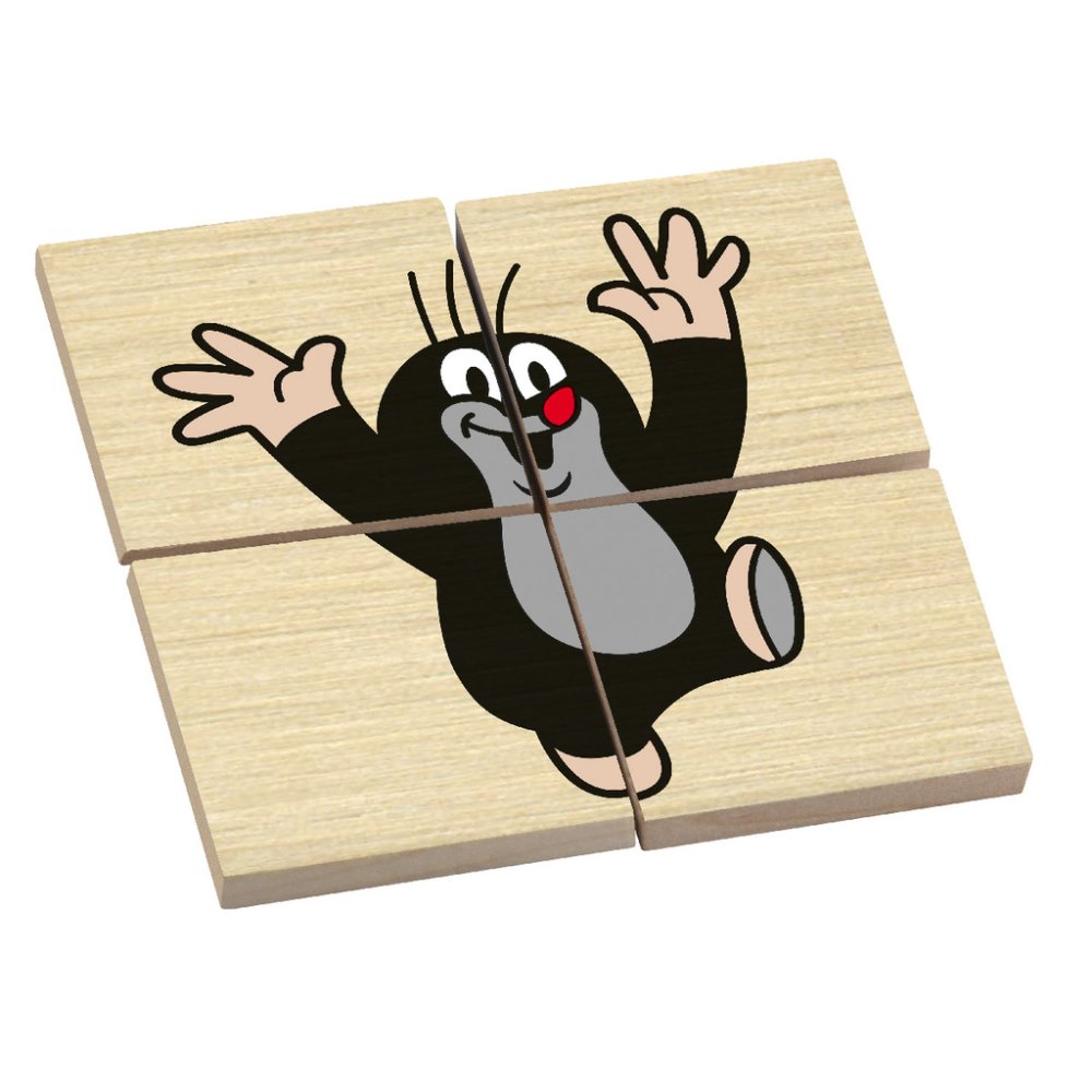 Detoa Dřevěné puzzle Krtek (obrázek 2)