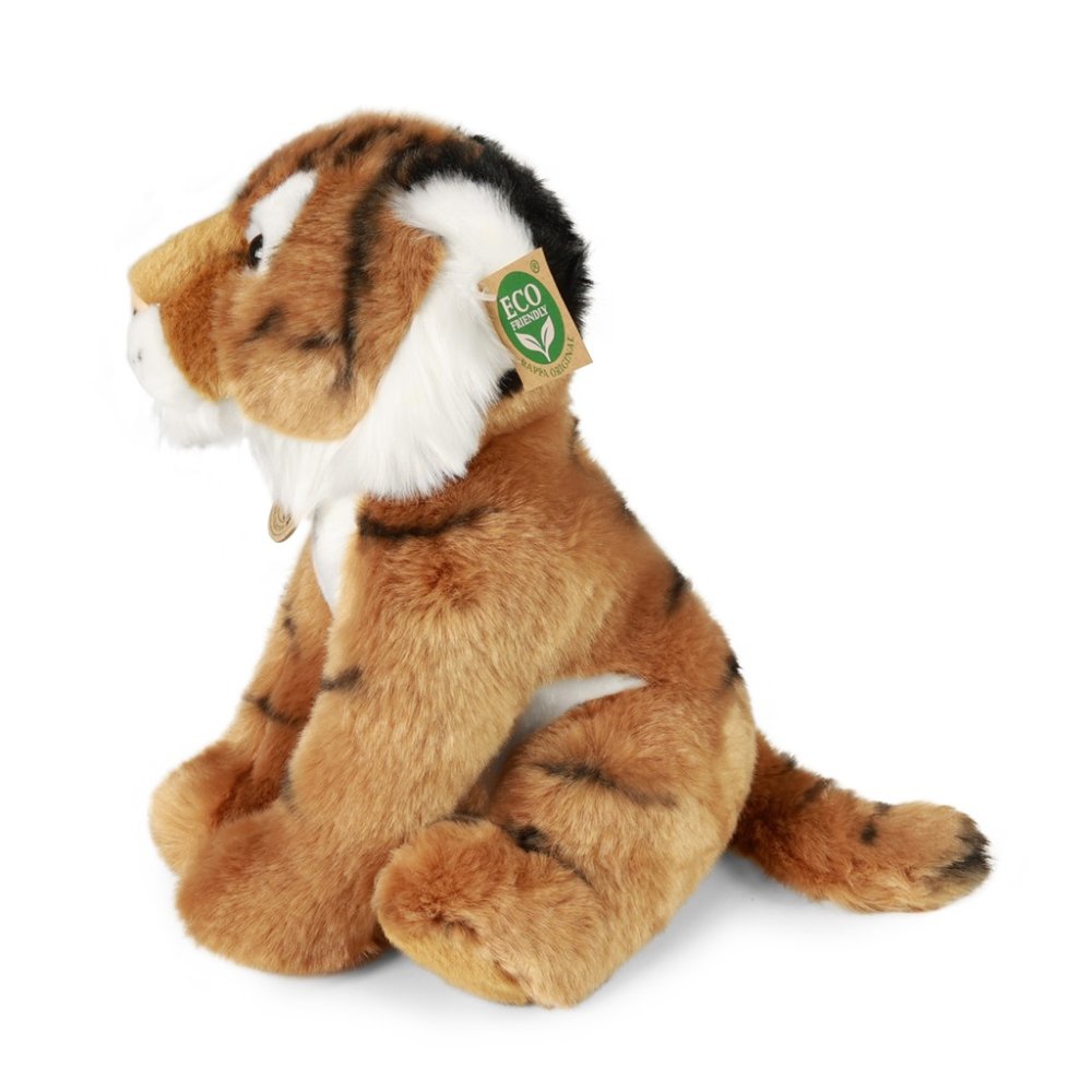 Rappa Plyšový tygr sedící 30 cm ECO-FRIENDLY (obrázek 4)