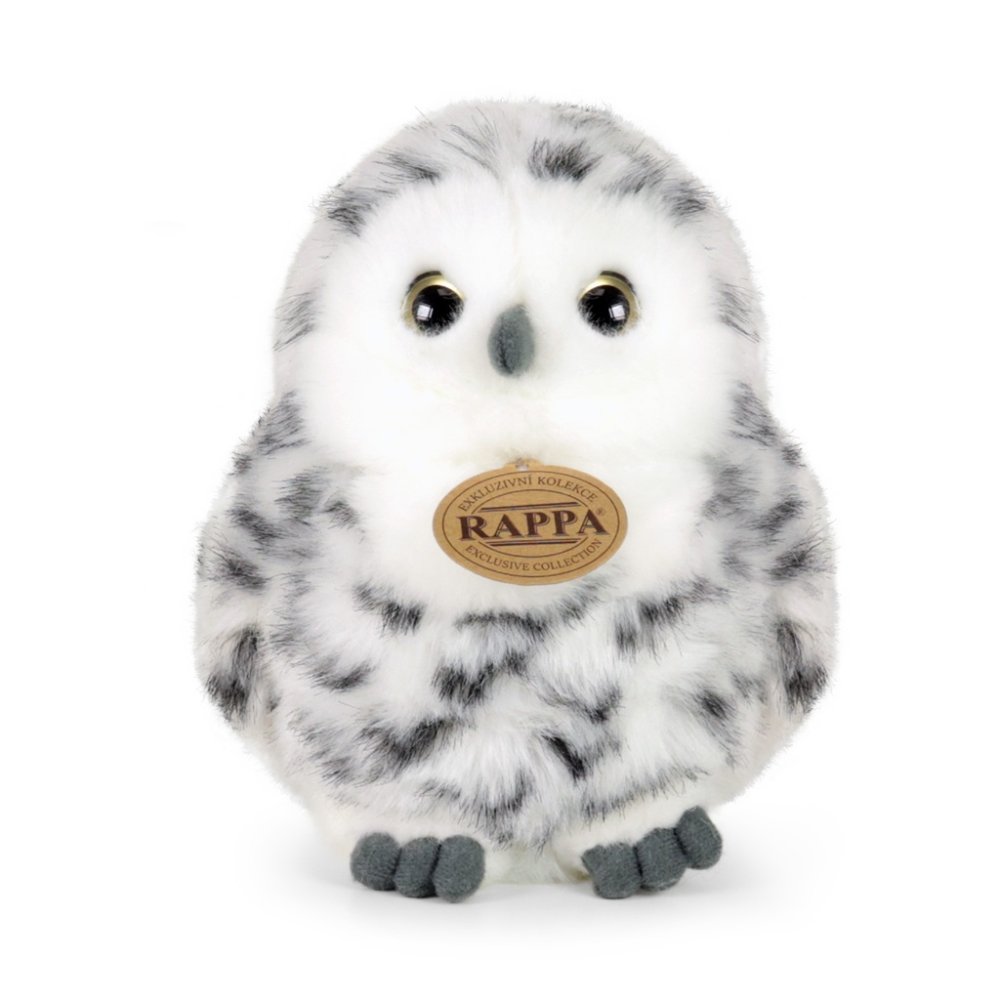 Rappa Plyšová sova žíhaná 17 cm ECO-FRIENDLY