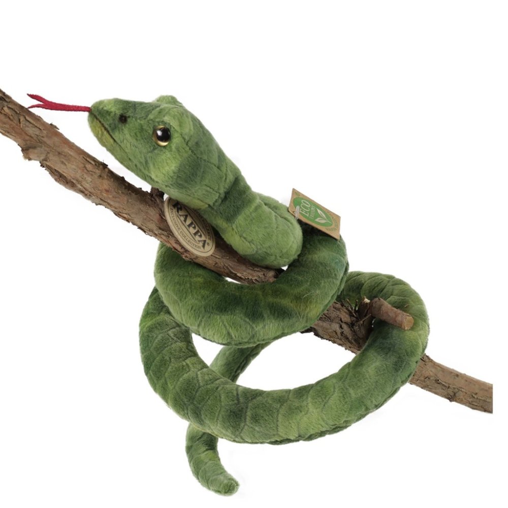 Rappa Plyšový had zelený 90 cm ECO-FRIENDLY (obrázek 4)