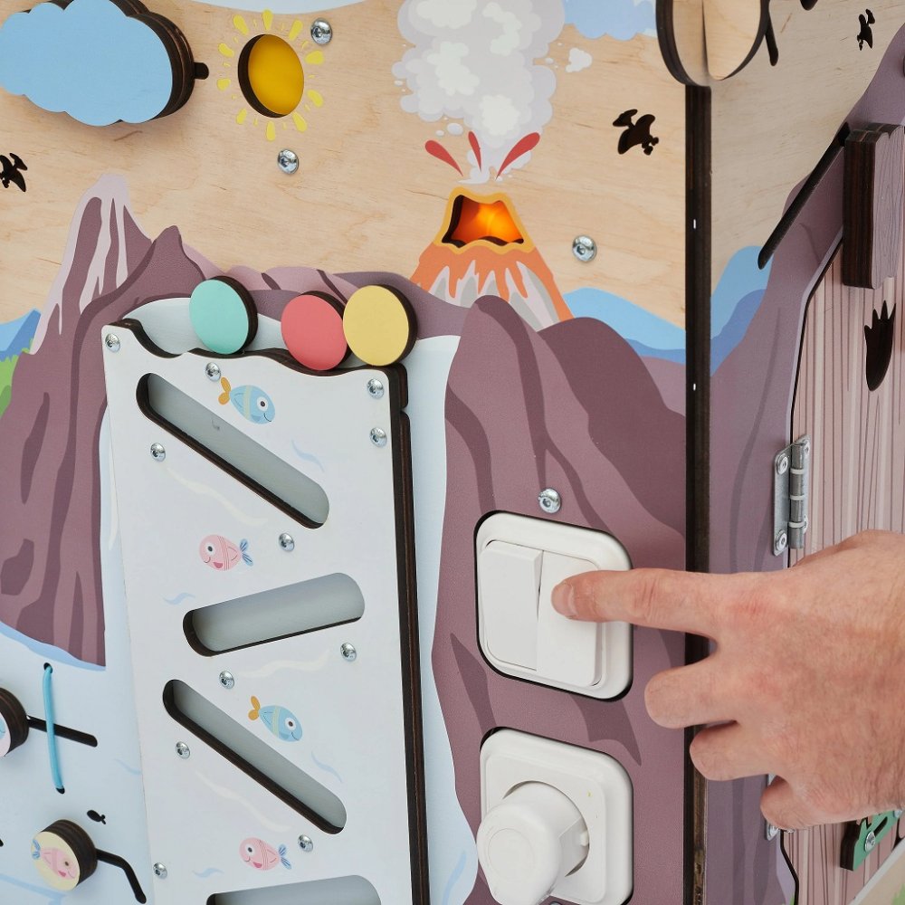 BusyKids Activity board Domeček DINO (obrázek 5)
