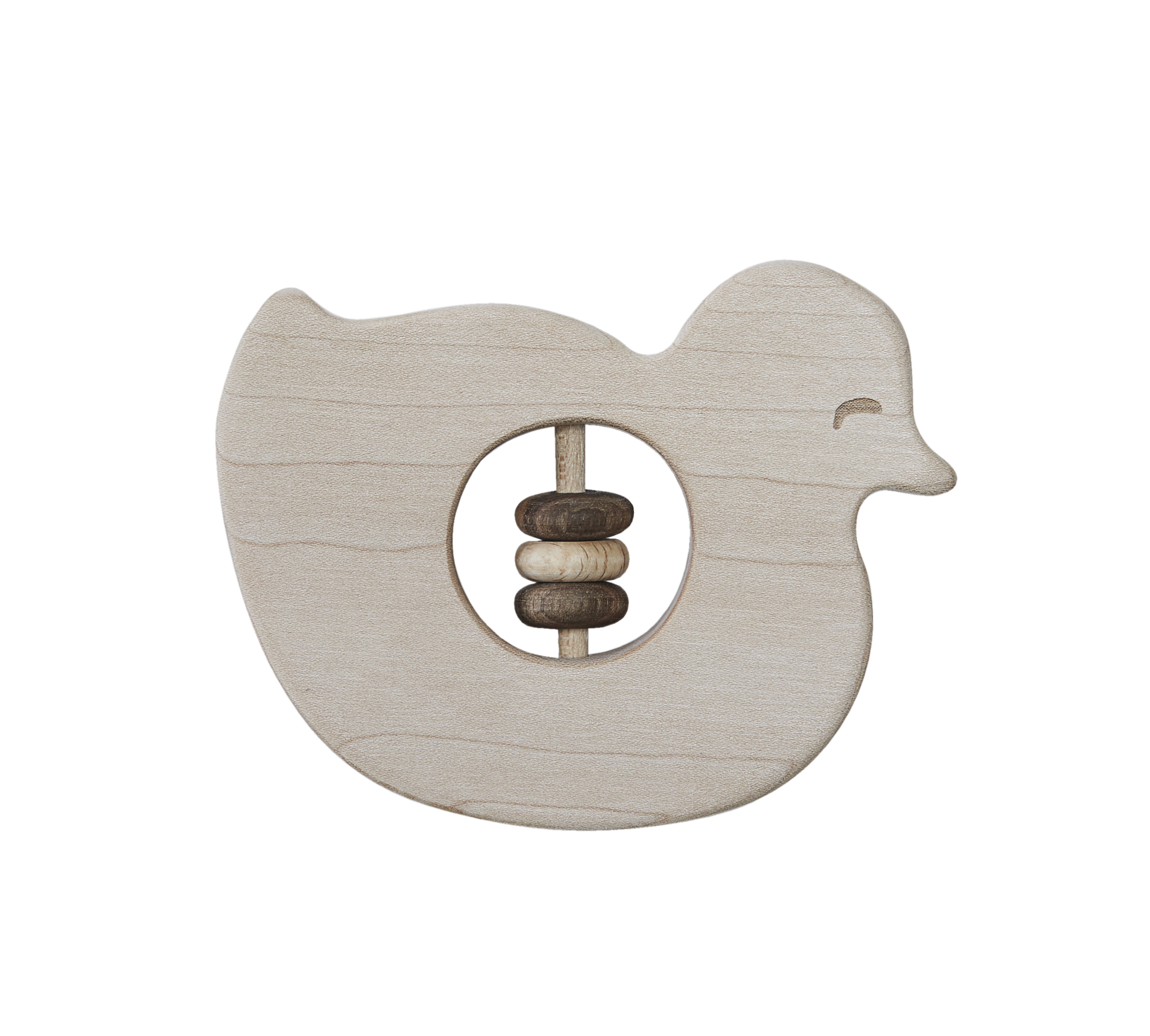 Wooden Story Rattle - Baby Duck,Wooden Story Rattle - Baby Duck
