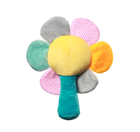 BABYONO Rattle Leksak Rainbow Flower