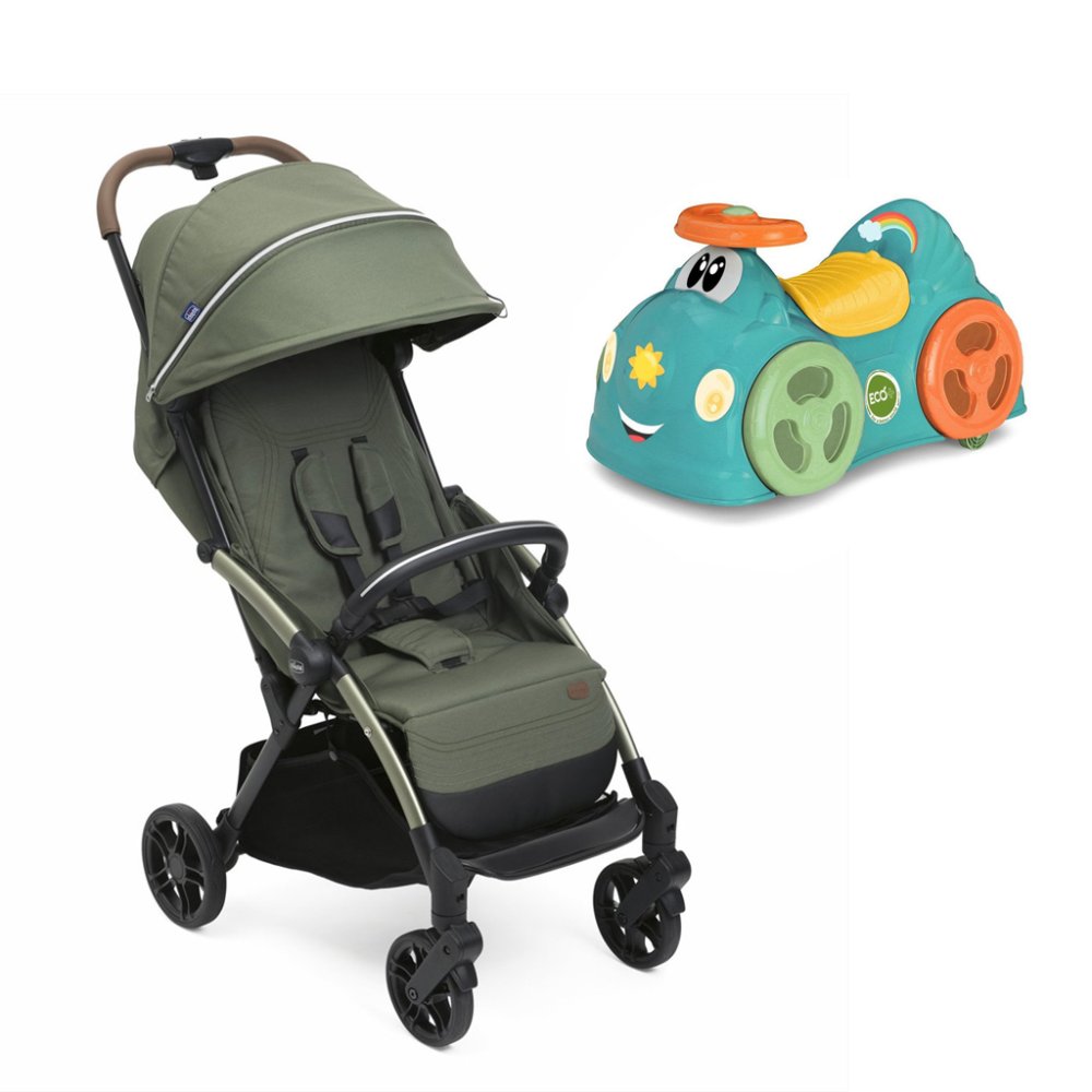 CHICCO Kočárek Sportovní Goody Xplus - Twinkle Green + Odrážedlo Chicco All Around ZDARMA