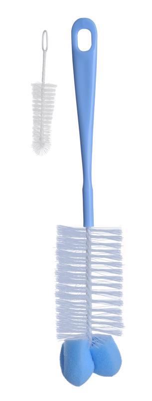 BABYONO Brosse éponge Pour Biberons Et Tétines - Bleue