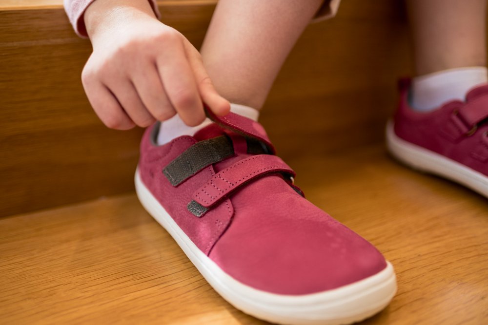 Kinderschoenen Op Blote Voeten Be Lenka Jolly - Framboos 25 Red