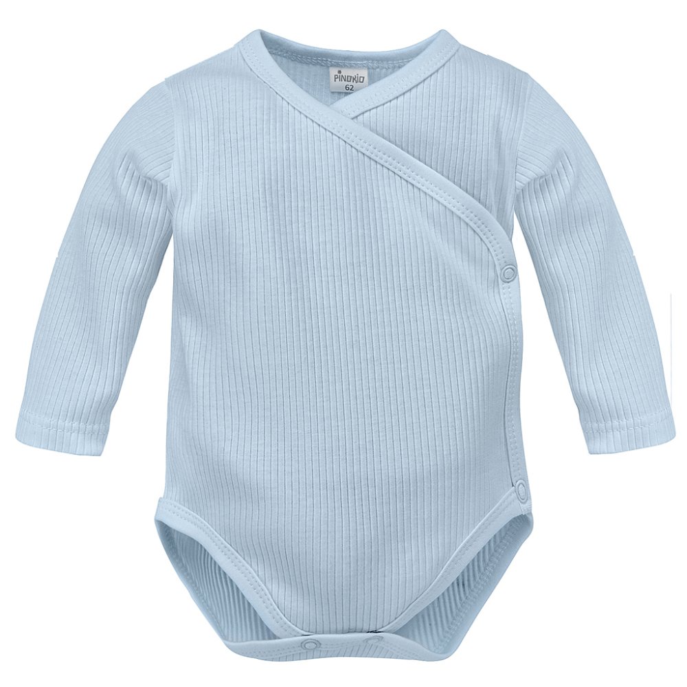 PINOKIO Lovely Day body côtelé cache-cœur manches longues garçon bleu taille 68