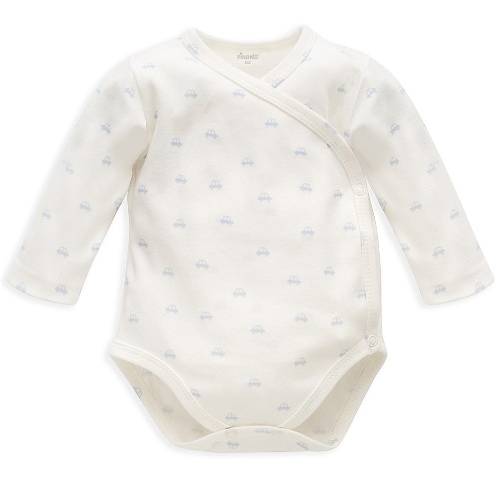 PINOKIO Lovely Day Body cache-cœur à manches longues pour garçon beige avec imprimé taille 62